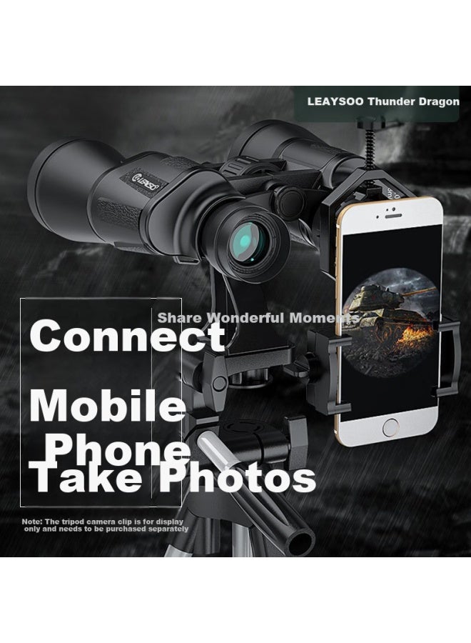 Leaysoo Hd High Magnification 20x50 Binoculars Wide Angle High Definition Paul Night Vision Professional Binoculars - Image 4