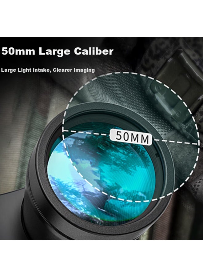 Leaysoo Hd High Magnification 20x50 Binoculars Wide Angle High Definition Paul Night Vision Professional Binoculars - Image 3