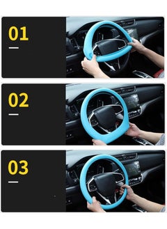 Steering Wheel Protector, Car Steering Wheel Protective Cover, Silicone Material Car Steering Wheel Cover, Non-Slip Elastic Stretch Breathable (Black) - pzsku/ZA4F31202937D9BA0D8ADZ/45/_/1733131400/0bb434e1-a38e-4d51-b42f-facb5089fd3e