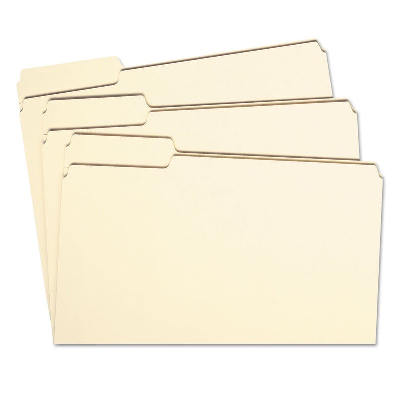Smead File Folder, 1/3-Cut Tab, Left Position, Letter Size, Manila, 100 per Box (10331) - Image 4