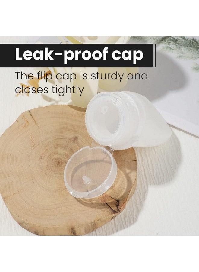 RONRONS Silicone Travel Bottles,1Oz Mini Ketchup Squeeze Salad Dressing Sauce Bottles Small Leak Proof Tsa Approved Container For Shampoo Conditioner Toiletries(4 Pieces - Image 2