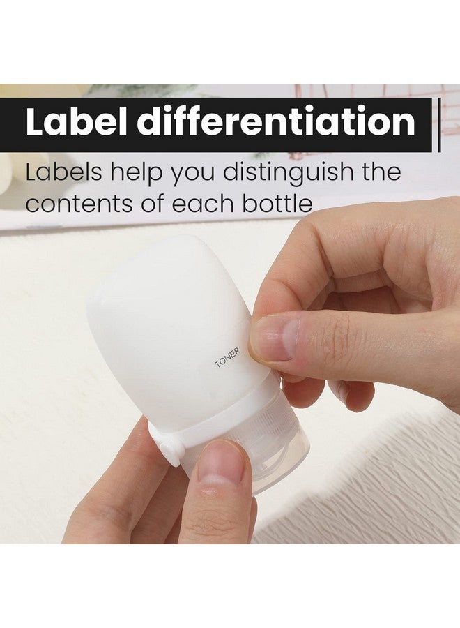 RONRONS Silicone Travel Bottles,1Oz Mini Ketchup Squeeze Salad Dressing Sauce Bottles Small Leak Proof Tsa Approved Container For Shampoo Conditioner Toiletries(4 Pieces - Image 3