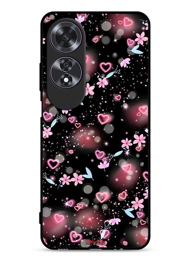 Tolwak Oppo A60 Protective Case Cover Small Hearts And Flowers - Image 1