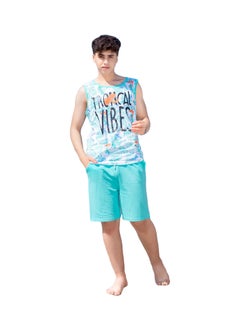 Zumba Set with Baby Blue Shirt and short