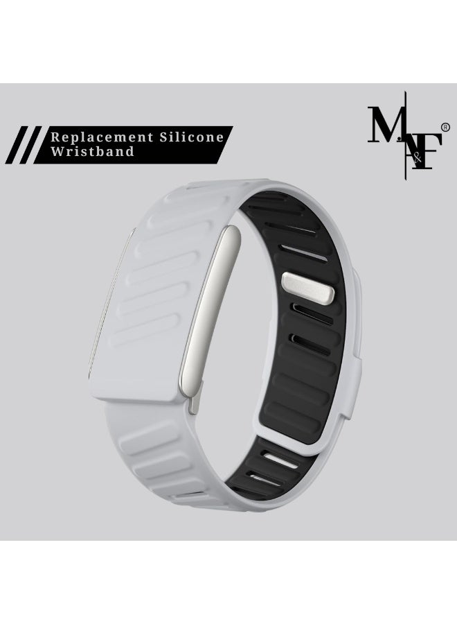 M.A&F's Durable Silicone Wristband Compatible with WHOOP 4.0 Band, Soft Silicone Sports Loop Strap for Men & Women, with U Shapped Connector - Image 1