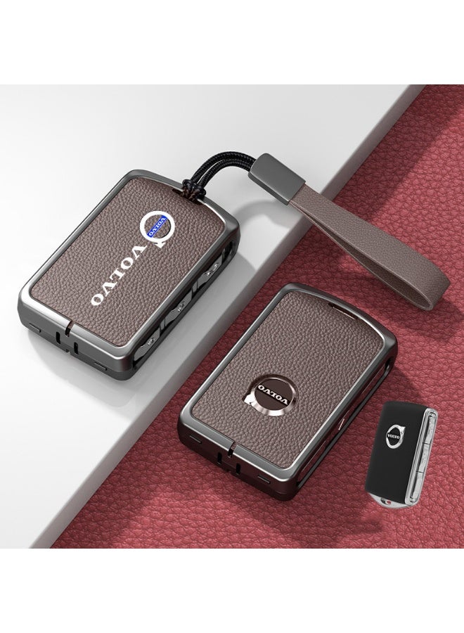 Volvo High end car key protection case suitable for Volvo's new xc60/xc40/s60/s90/xc90/v60/v90 car key shell case - Image 1