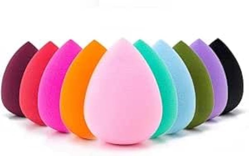 Beauty Sponge Dispensing Blender For Cosmetics Multi Color 10 Pieces - Image 1