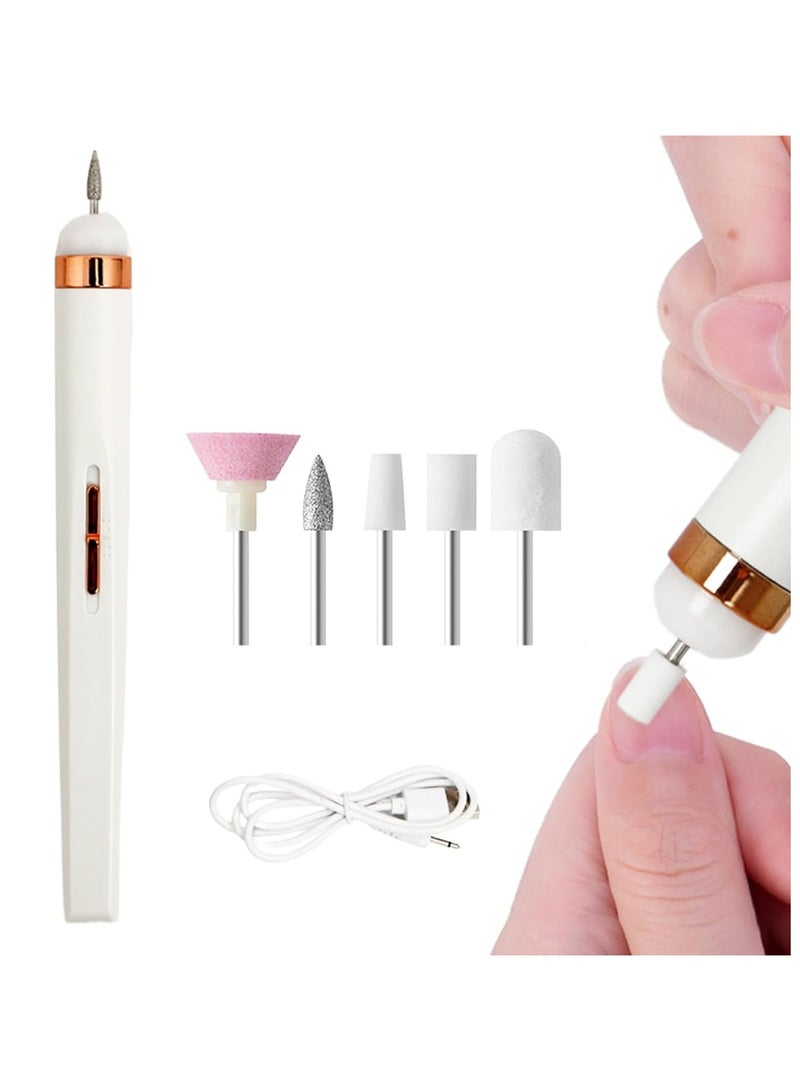 Generic Electric Nail File Gel Polish Remover Manicure Pedicure Trimmer with LED Light  - Image 1