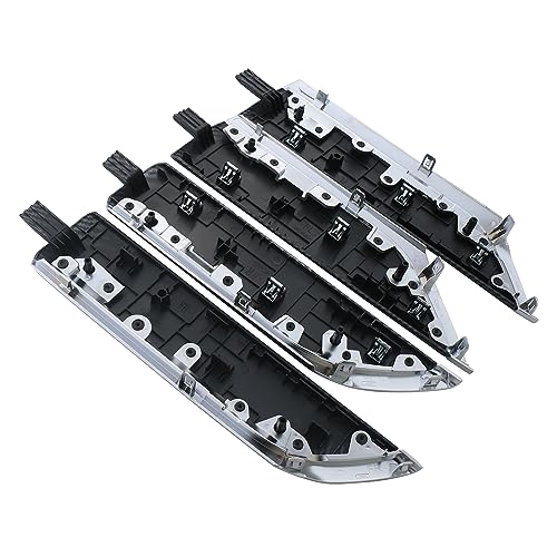 APPERFiT مجموعة تزيين إطار باب داخلي من ألياف الكربون متوافقة مع شيفروليه شيفي سيلفرادو و GMC سييرا كابينة الطاقم قطع غيار أبواب ملحقات 2019-2024 بديل 84469330 - Image 2