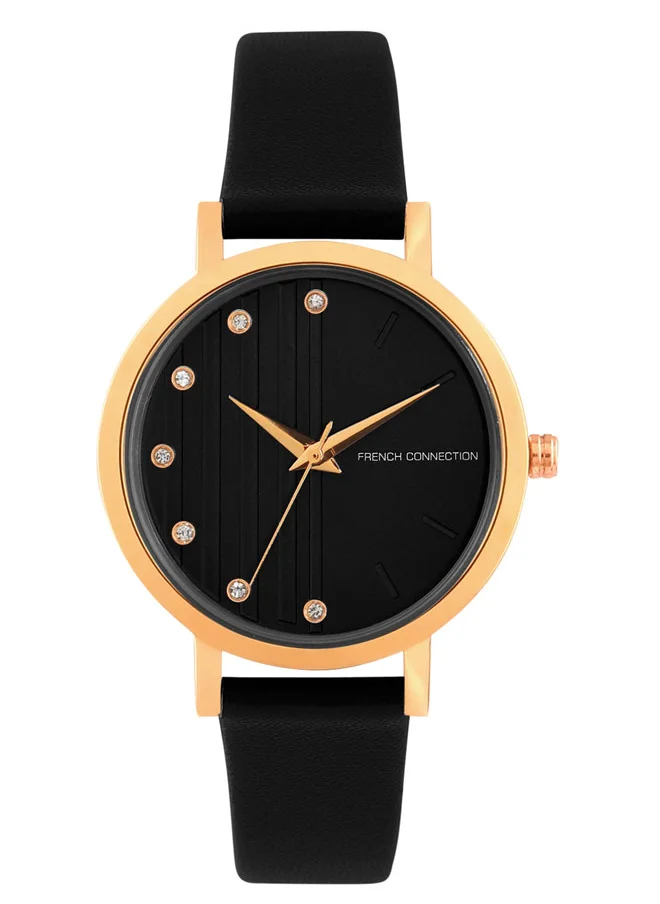 French Connection French Connnection Analog Black Dial Women's Watch-FC20-63F-R