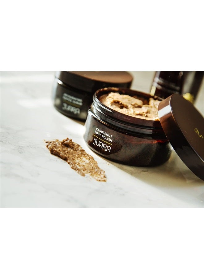 JUARA - Candlenut Body Polish | Invigorating Scrub | Deep Exfoliation | Smooth Rough Skin | Healing Hydration | Cruelty Free, Paraben, Sulfate Free, Vegetarian | 7.5 oz - Image 4