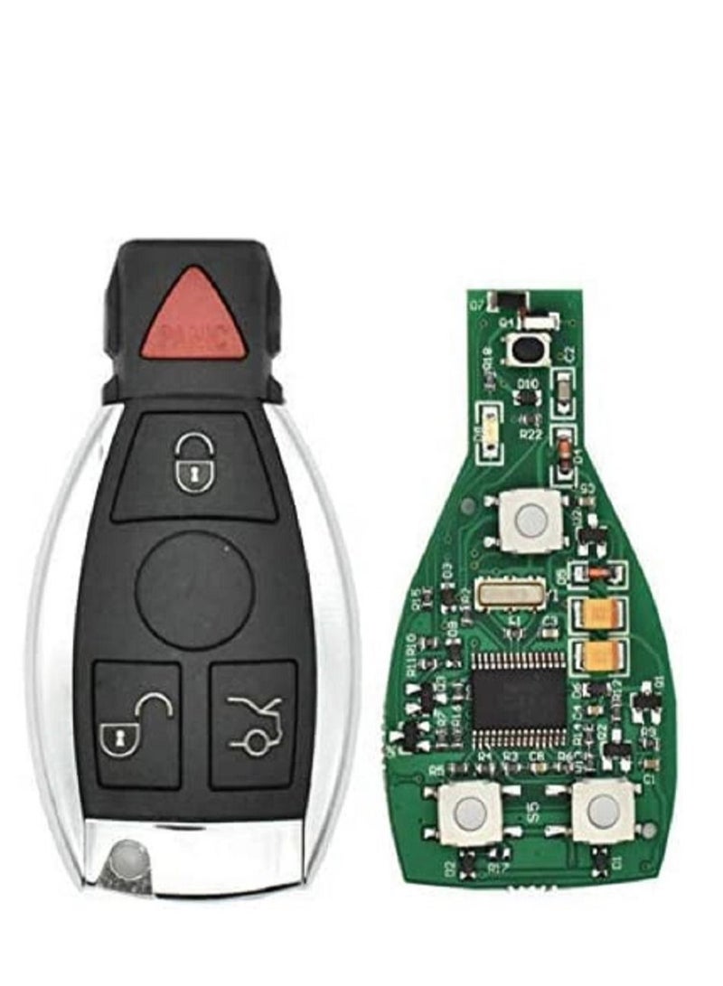 althiqahkey 3+1 Button Smart Remote Key 315mhz fob for Mercedes Benz after 2000+ NEC&BGA replace NEC Chip with logo  - Image 1