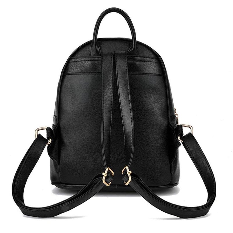 Floky Fashion Korean Style Backpack Shoulder Bag with Teddy Bear for Teenager Girl Women Lady Casual Bag Pack Dual Usage Bag - Image 2