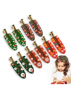 Christmas Hair Clip  5 Pairs Cute Snowflake Christmas Tree Hair Barrettes Santa Claus Hairpin for Christmas Festive Hair Accessory