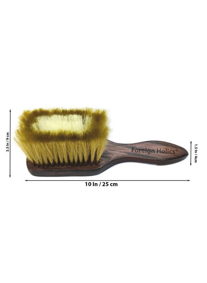 Foreign Holics - Wooden Barber Neck Face Duster Cleaning Hairbrush Hair Sweep Brush Salon Household Hair Cleaning Brush - Image 1