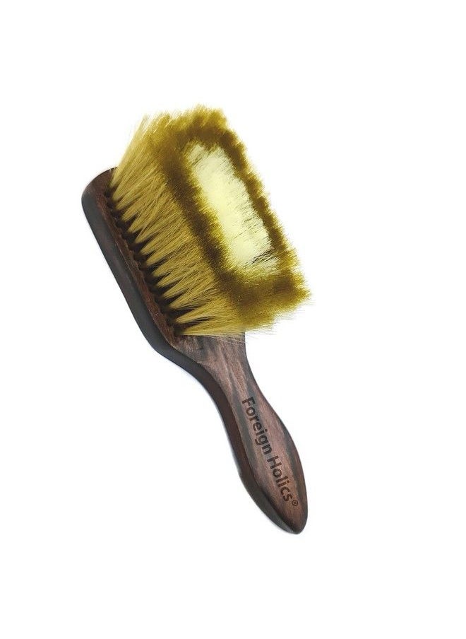 Foreign Holics - Wooden Barber Neck Face Duster Cleaning Hairbrush Hair Sweep Brush Salon Household Hair Cleaning Brush - Image 1