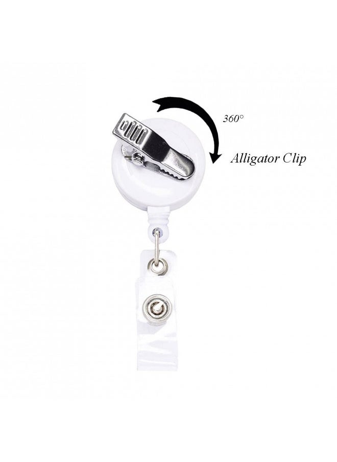 ReelFun ReelFun Dietitian Mushroom Retractable Badge Reel ID Tag, Nurses Badge Holder  - Image 3