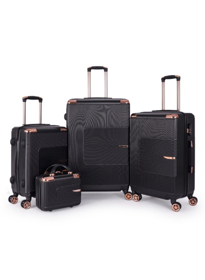 LIMRA Travel bags from limra 4-piece set Black - Image 1