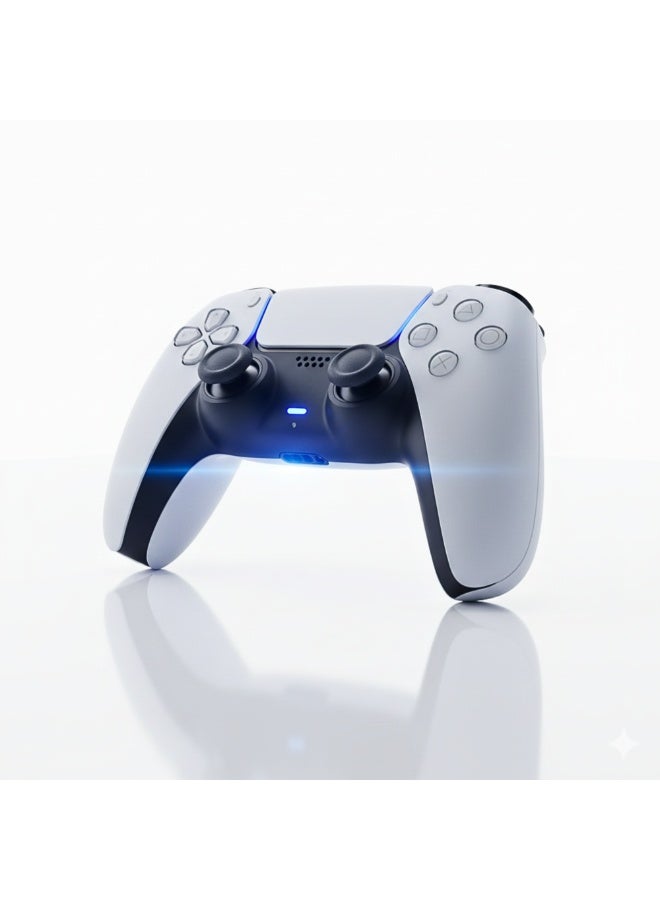 DualSense Wireless Gaming Controller – White | Advanced Haptic Feedback, Adaptive Triggers, Built-In Microphone & Motion Control – Compatible with Console Version 5 - Image 2
