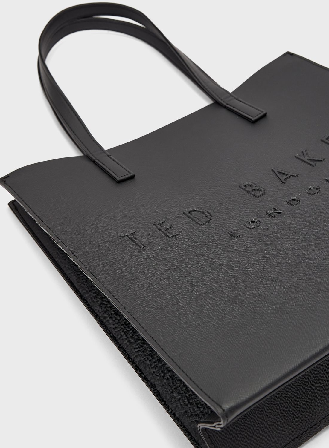 セール！Ted Baker☆ Soocon Crosshatch Large Icon Bag - Black Ted Baker Soocon Large Crosshatch Icon Bag Black