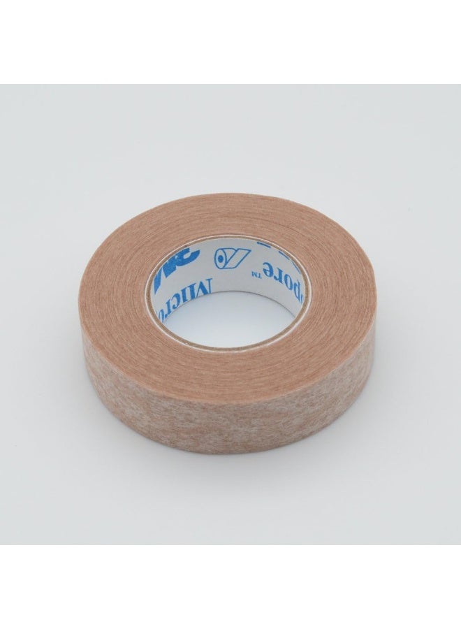 3M Micropore Surgical Tape, Tan, 0.5 inch Wide, 3 Rolls - Image 2