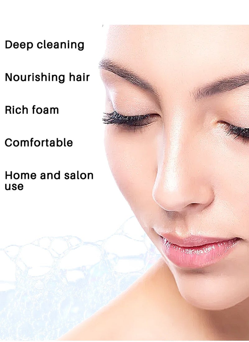 100ml Lash Shampoo for Lash Extensions 100ml Eyelash Extension Cleanser Rinse Bottle Sensitive and Non Irritation Lash Cleaning Kit for Eyelash Extensions Salon and Home Use