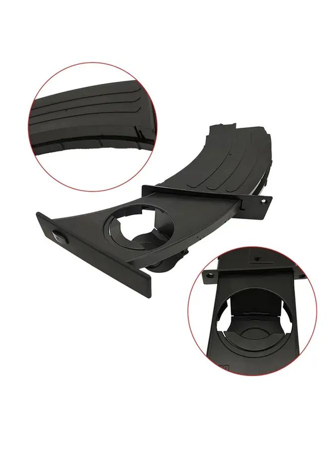 For BMW 5 Series E60 E61 M5 2004-2010 Center Console Cup Holder With Storage Door Right Color Compatible Left Right Hand Drive Easy Installation Durable Plastic Precise Fit Interior Accessory - Image 4