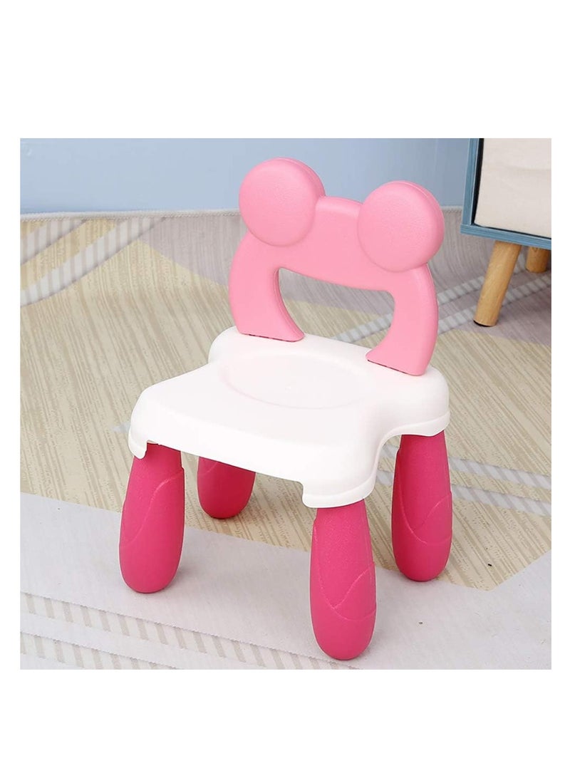 Generic 2 in 1 Kids Activity Table set, Multifunction Kids Building Block & Study Table, Craft Table and Water Table with 1 Chair for Home Early Childhood Education (Chair-Pink)  - Image 4