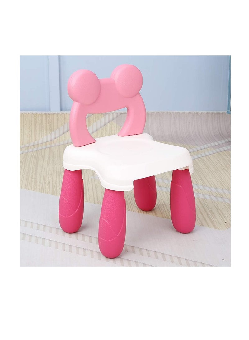 Generic 2 in 1 Kids Activity Table set, Multifunction Kids Building Block & Study Table, Craft Table and Water Table with 1 Chair for Home Early Childhood Education (Chair-Pink)  - Image 3
