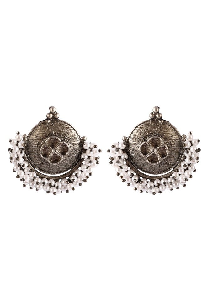 Silver-Toned Circular Studs Earrings - pzsku/ZA4F4D5C0CE4C938571ECZ/45/1741176417/0996e12c-6560-4793-b8e7-c3c375704005