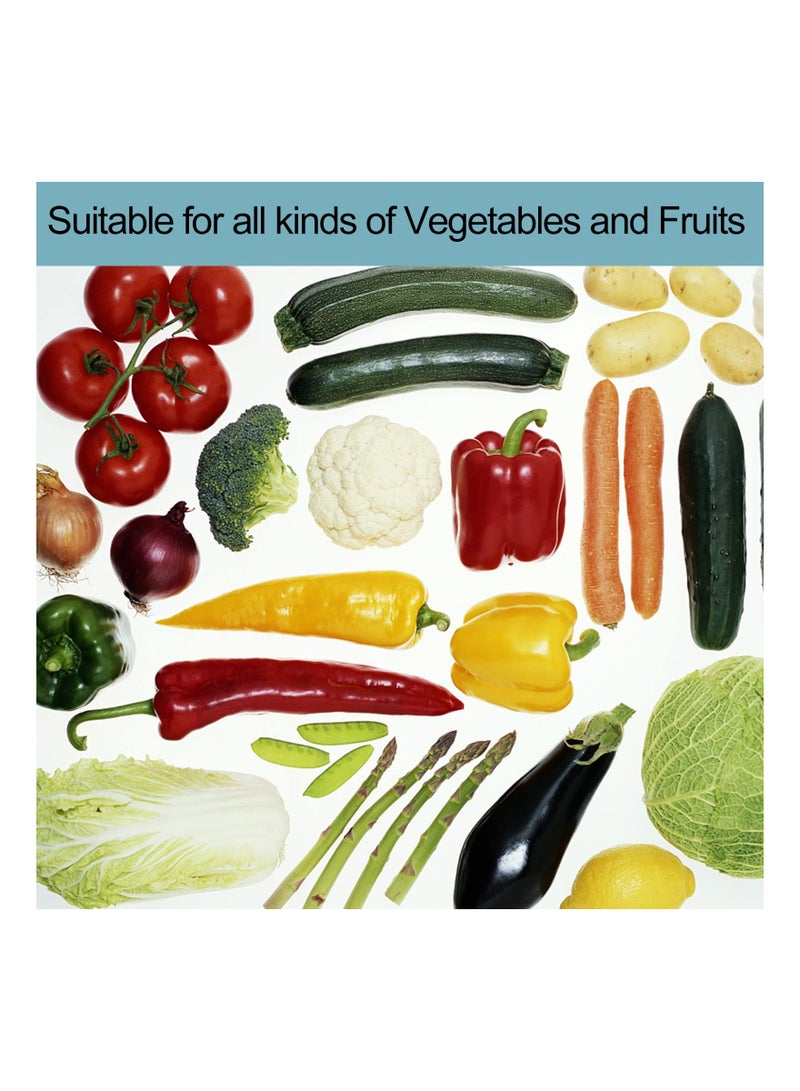 KASTWAVE فرشاة فواكه وخضار 2 قطعة، فرشاة بطاطس غير قابلة للانزلاق مع شعيرات فرشاة مرنة وصلبة للمطبخ - Image 5