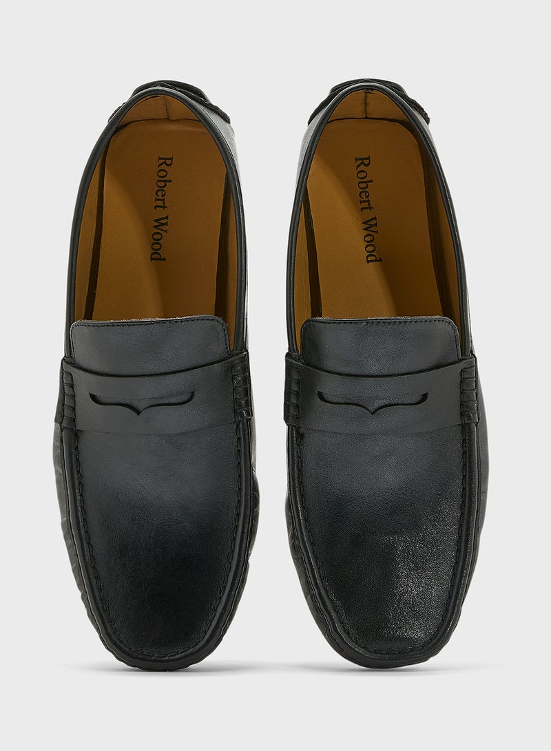 Robert Wood Genuine Leather Loafers  - Image 4