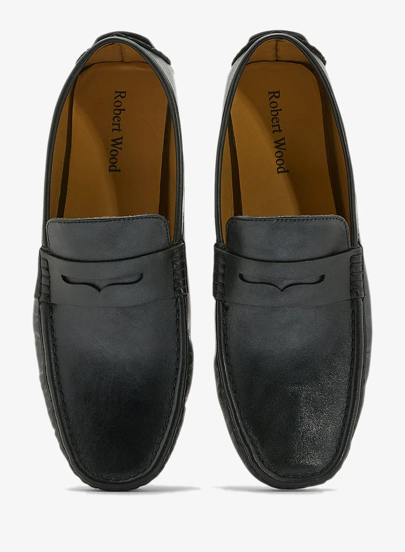 Robert Wood Genuine Leather Loafers