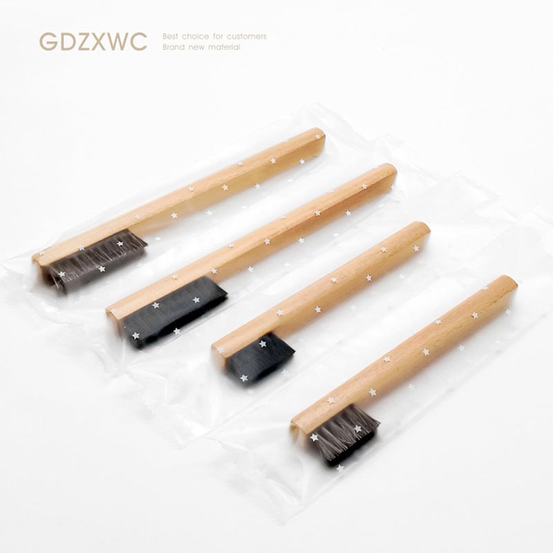 Natural Horsehair and Wool Shoe Brush - Image 4