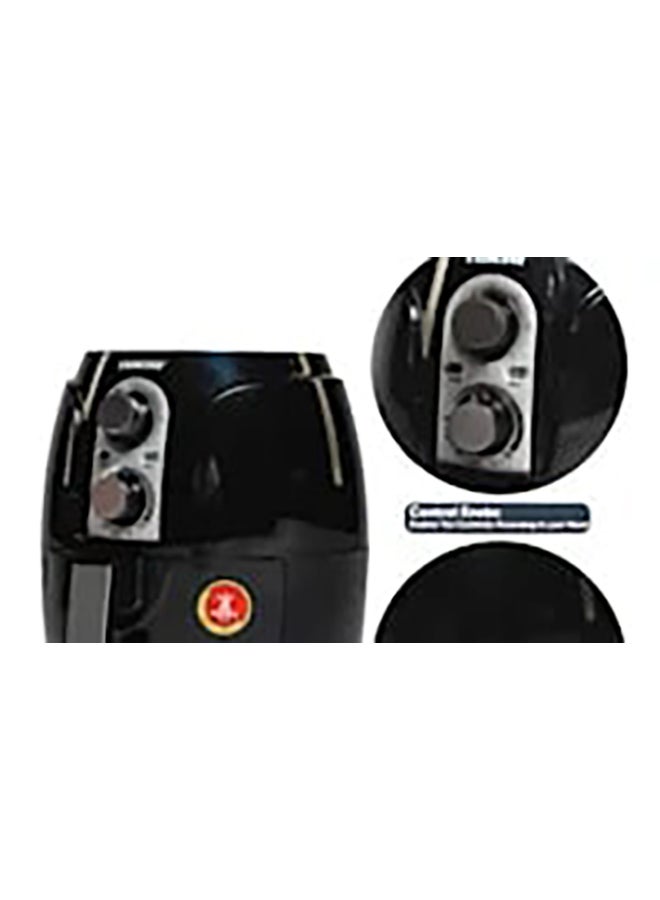 NIKAI 3 Liter Air Fryer, Detachable Frying Basket, Non-Stick Coated Pan, Overheating Protection 3 L 1300 W NAF2501M Black - Image 2