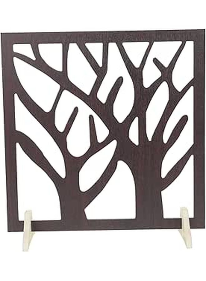 Vintage Chinese Style Retro Window Frame Decor Photo Prop Desktop Stand - Image 1