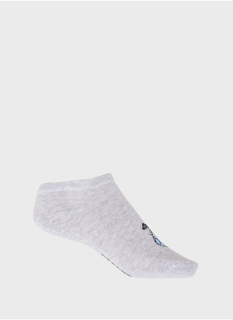 Peanuts - 3 Pack Low Cut Printed Socks - Image 1