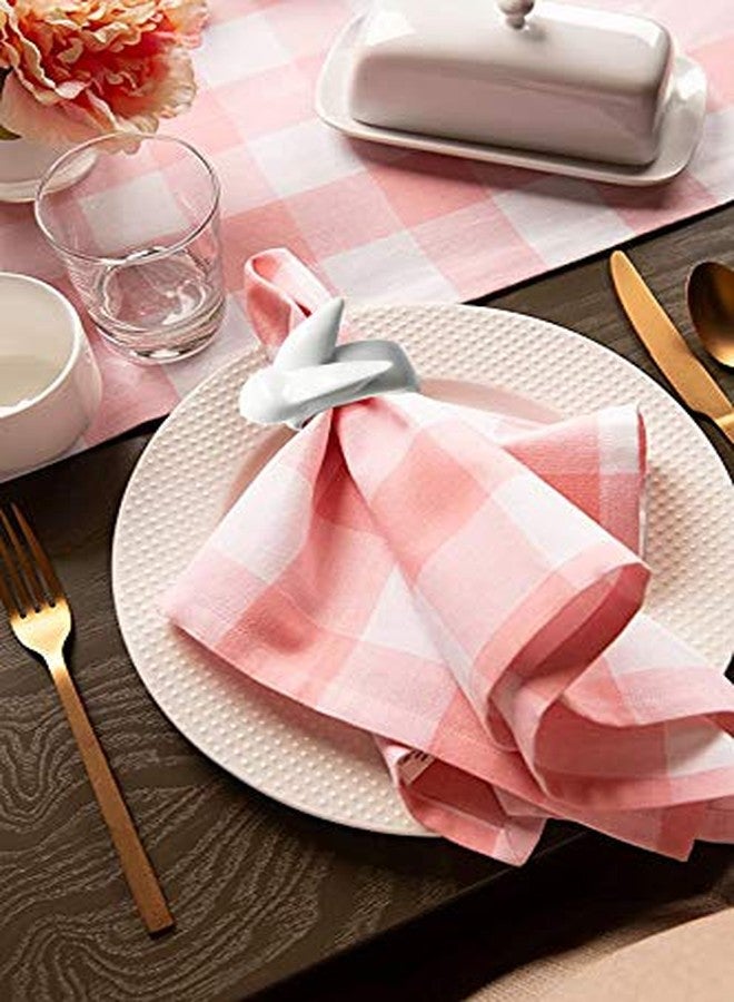 realideas Napkin Rings, Easter Bunny Napkin Rings for Easter Table Decor, Set of 6 Porcelain Rabbit Napkin Rings Holder for Easter Table Decor Dinning Room Dinner Spring Table Setting Decoration - Image 5