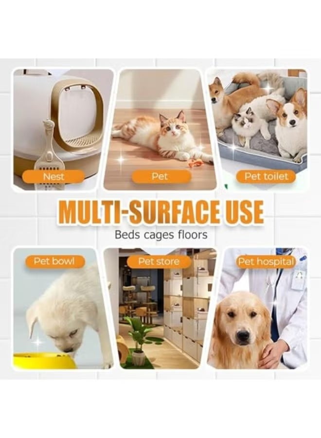 فوز اليوم بخاخ مطهر، 200 مل بخاخ مزيل الروائح لطائر الببغاء والكوكاتيل، مزيل روائح الأقفاص، بخاخ آمن للحيوانات الأليفة لرائحة أقفاص الطيور المنعشة، للطيور الزينة، الحسون، الأرنب، القطط الصغيرة، الجراء والهامستر - Image 4