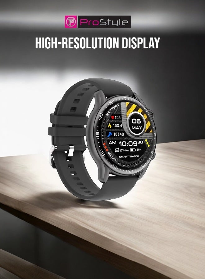 Prostyle Smart Watch Cruise Collection – Bluetooth Calling Fitness Tracker with Heart Rate & SpO2 Monitor, Sports Smartwatch for Men & Women, Water Resistant, Sleep & Step Tracker, Compatible with Android & iOS - Image 2