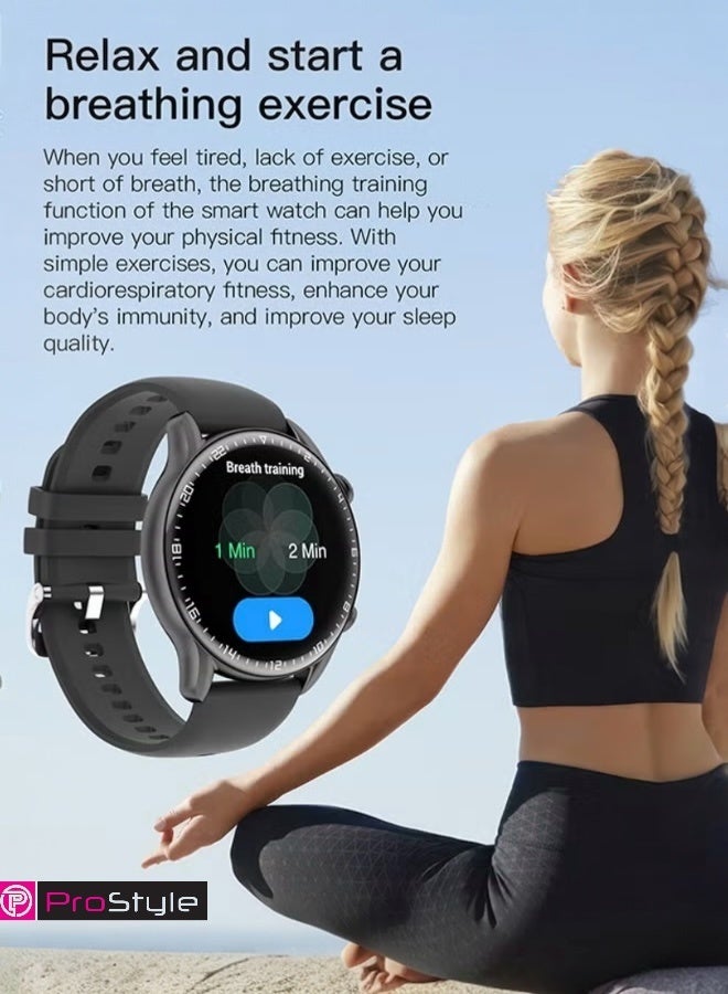 Prostyle Smart Watch Cruise Collection – Bluetooth Calling Fitness Tracker with Heart Rate & SpO2 Monitor, Sports Smartwatch for Men & Women, Water Resistant, Sleep & Step Tracker, Compatible with Android & iOS - Image 4