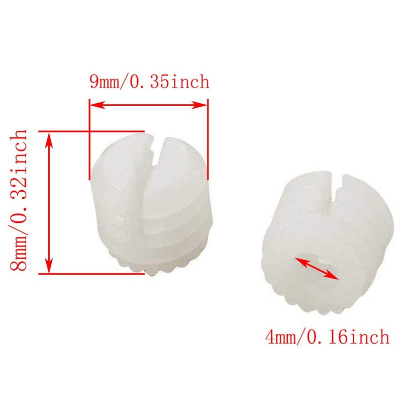 TAODAN 20PCS Plastic Dowel Inserts and Mounting Screws for Hinges - Image 3