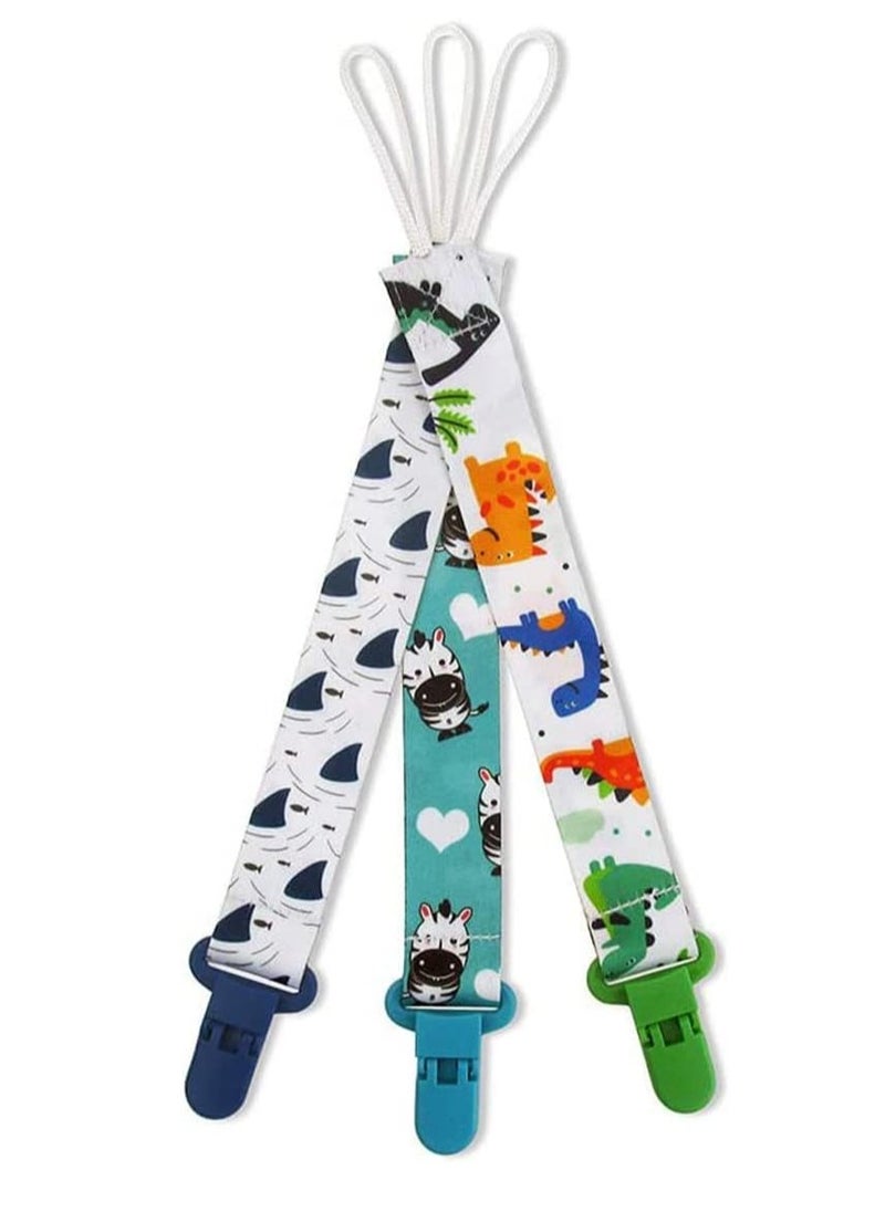 RATSAW 3 Pack Pacifier Clip Universal Holder Leash  - Image 1