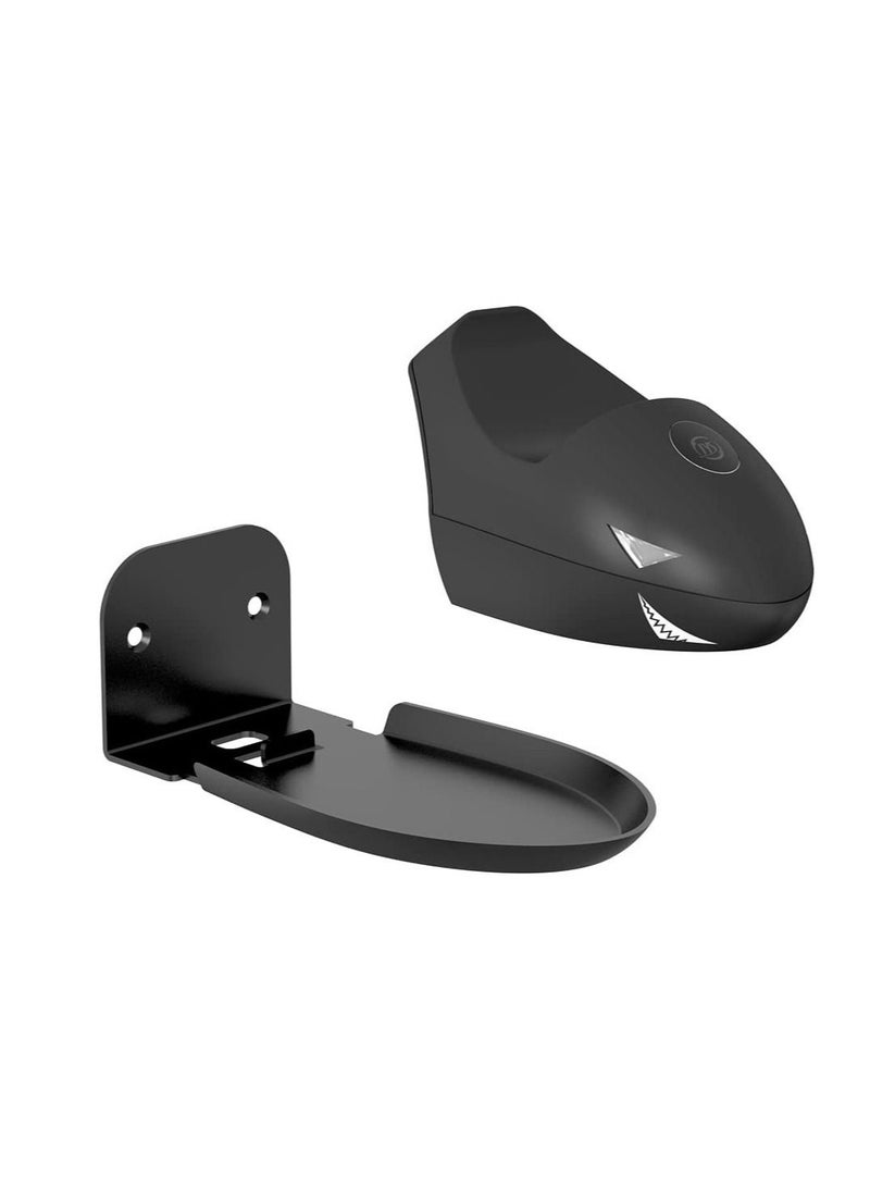 Captaintech PS5 Controller Charging Stand, with Unique Shape Supports wall mount Compatible with PS5 controller PS5 DualSense controller Charging Station Fast PS5 DualSense Charging with LED indicator (Black) - Image 1