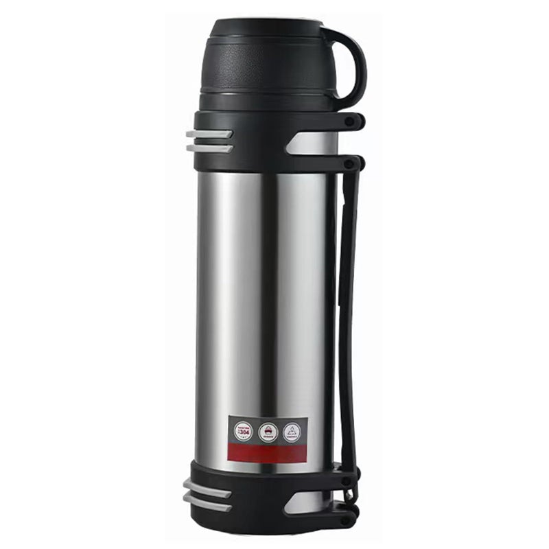 KIDENEI 25L Vacuum Insulated Bottle with Handle Cup Stainless Steel Insulated Water Jug with Strap Keeping Hot or Cold 24 Hours Coffee Thermos for Traveling Hiking Fishing