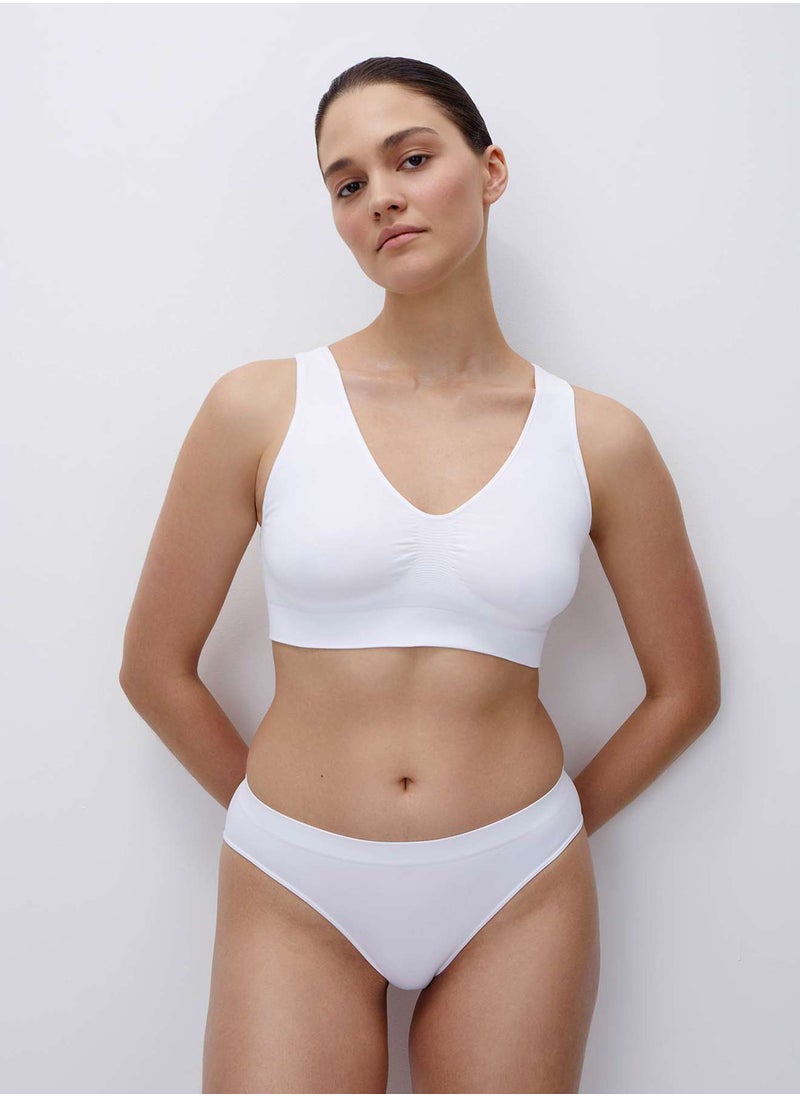 belle you Women's Seamless Microfiber Briefs BASE XS\S Classic Mid-Rise Underwear with Cotton Gusset, Soft Slip Panties for Daily Comfort  - Image 2