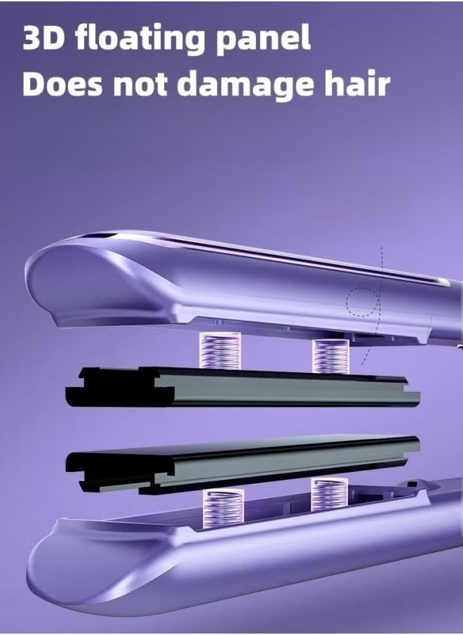 Ceramic Hair Straightener and Curler 30mm - Five-Level Temperature Control, Fast Heat-up, Negative Ion Technology, Damage Protection (Purple) - pzsku/ZA4F63EBB286957672566Z/45/_/1736497750/6e82af5e-d846-4e11-aa5b-057ab003dfbf
