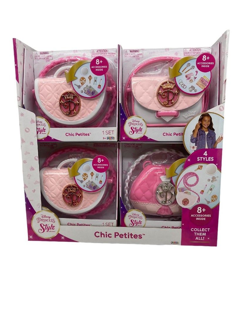 Disney حقائب أكسسوارات ديزني برينسيس ستايل شيك بيتي، قطعة واحدة متنوعة (قد يختلف النمط واللون) | لعب تمثيلي | أكسسوارات موضة | هدية للأطفال والمراهقين - Image 1
