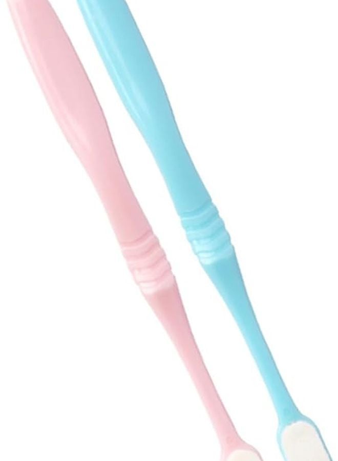 3 Pack Long Handle Toothbrush Soft Bristles For Gum Care Daily Cleaning - Image 3