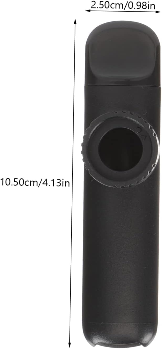 TechnoBuyers Kazoos with 5 extra Membranes, Kazoo with Adjustable Tone for Guitar, Ukulele, Violin, Piano, Keyboard, Easy to Learn Musical Instruments for Kids/adults/Music Lovers. (black) - Image 2